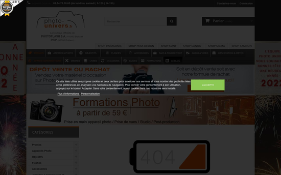 Photo univers | Spécialiste appareils photo reflex numériques PhotoUnivers