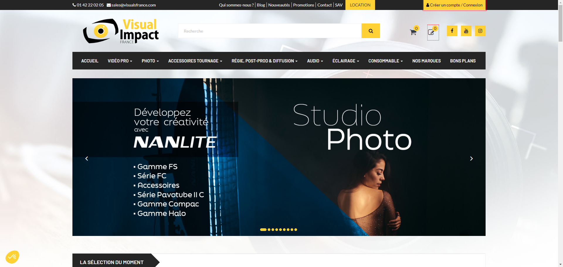 Visual Impact France | Vente Matériel Audiovisuel Professionnel